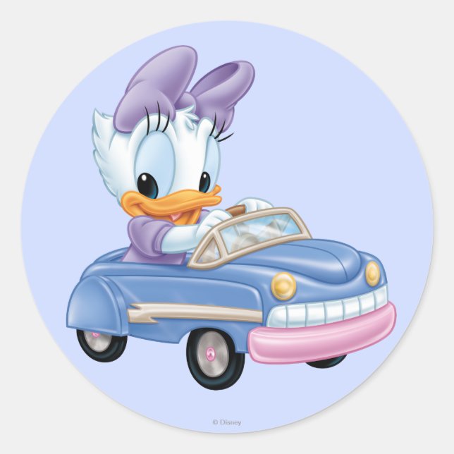 Baby Daisy Duck Classic Round Sticker (Front)