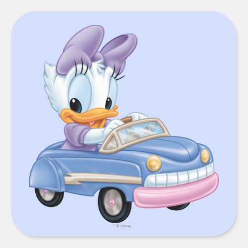 Baby Daisy Duck Square Sticker