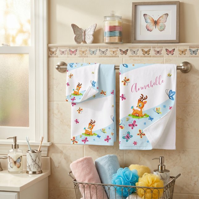 Baby dear (deer) bath towel set (Creator Uploaded)