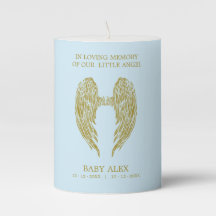 Baby Dear One Memorial Funeral Angel Wings