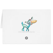 Baby Deer Card (Back Horizontal)