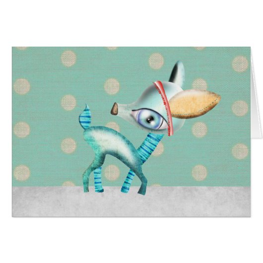 Baby Deer Card (Front Horizontal)
