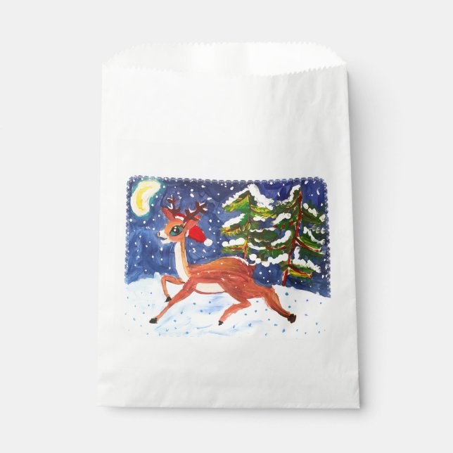Baby Deer Favor Bag (Front)