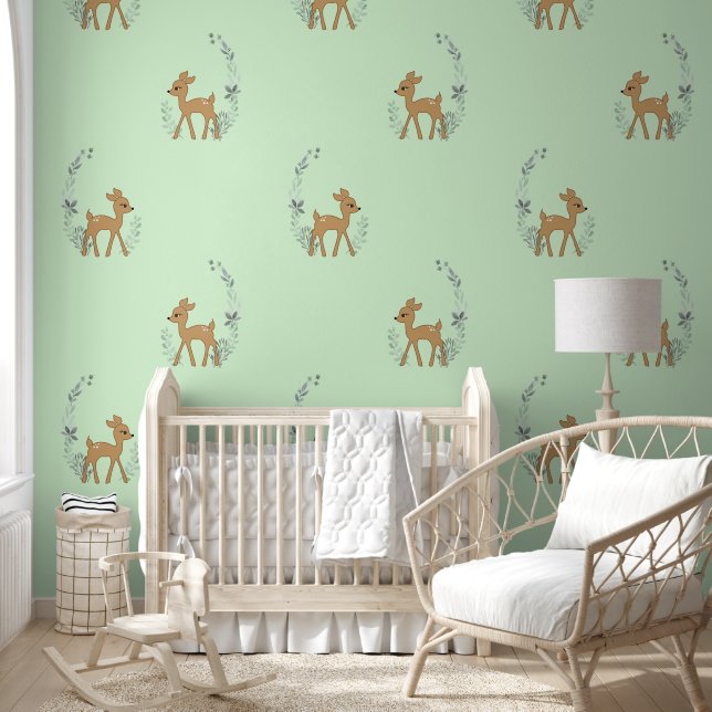 Baby Deer Fawn Design Wallpaper (Kids)