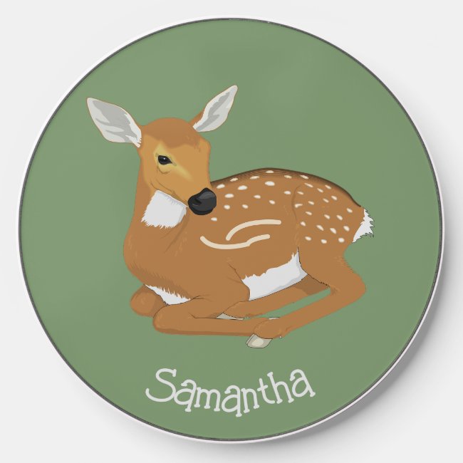 Baby Deer Fawn Design Wireless Charger