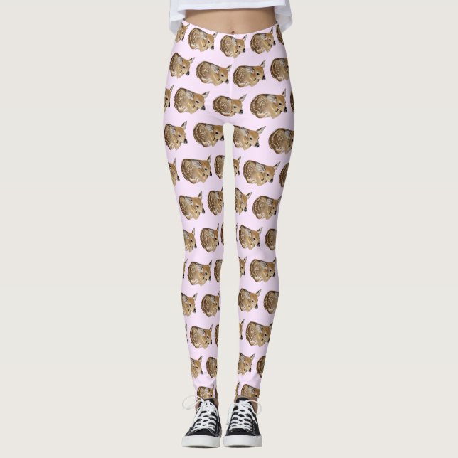 Baby Deer Fawn Leggings (Front)