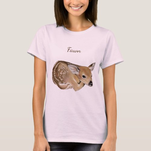 Baby Deer Fawn T_Shirt