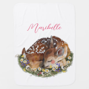 Baby Deer Girl Blanket