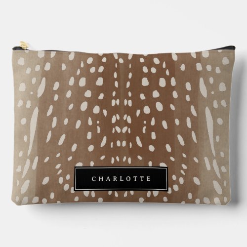 Baby Deer Spots Animal Print Pattern Accessory Pouch