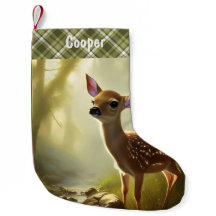 Baby Deer Wildlife Portrait Personalized