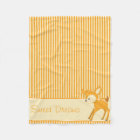 Baby Deer | Yellow & Orange Stripes | Personalized