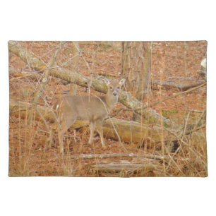 Baby Deer's First winter Cloth Placemat