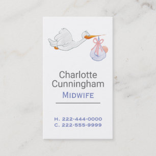 Baby Delivery Themed Custom Business Card