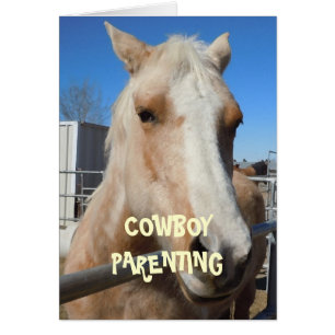 Baby Diapers - Cowboy Parenting Cards