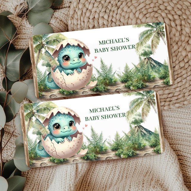 Baby Dino Shower Hershey Bar Cute Hatching Soon (Baby Dino Shower Hershey Bar Cute Hatching Soon)