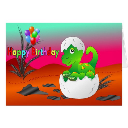 Baby dino wishes (Front Horizontal)