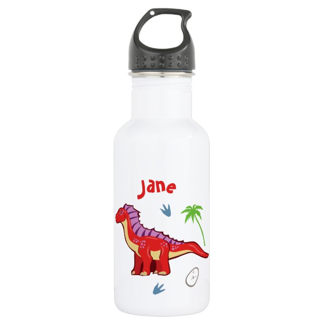 Baby Dinosaur Amargasaurus Water Bottle (Front)