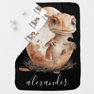 Baby Dinosaur Boy's Baby Blanket