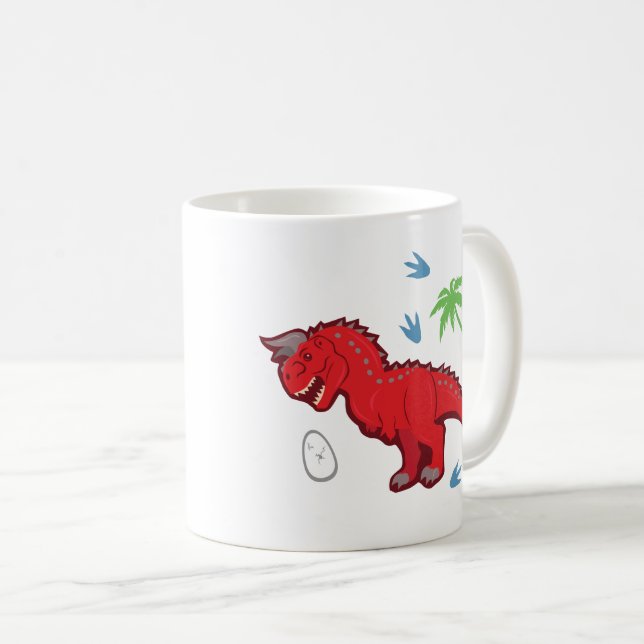 Baby Dinosaur Carnotaurus Coffee Mug (Front Right)
