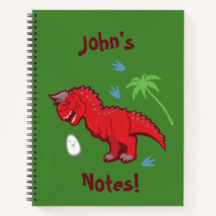 Baby Dinosaur Carnotaurus Notebook