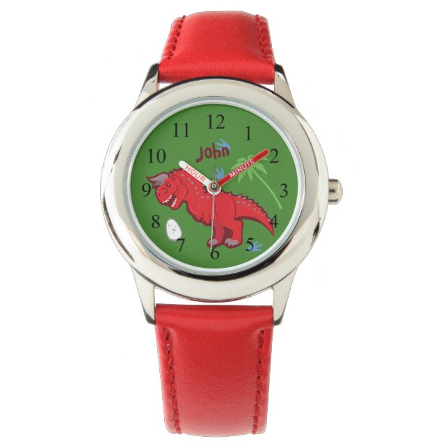 Baby Dinosaur Carnotaurus Watch (Front)