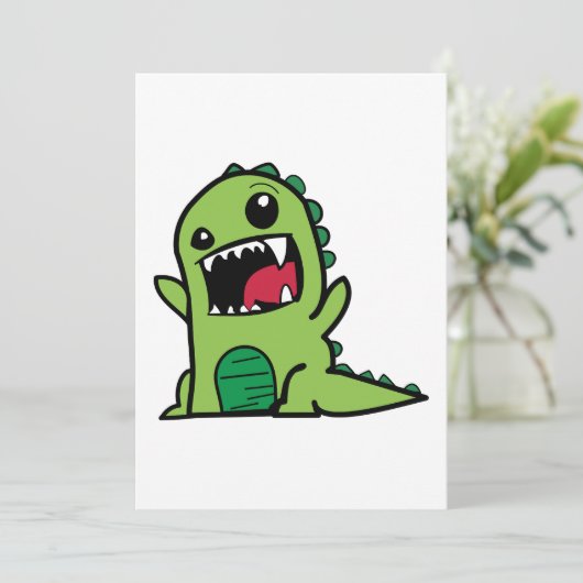 Baby dinosaur cartoon (Standing Front)