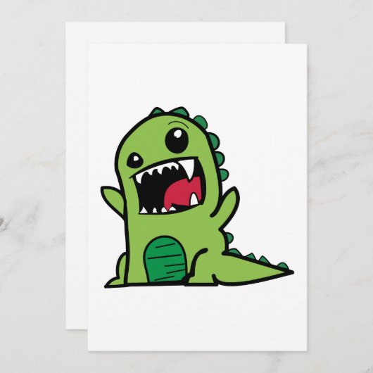 Baby dinosaur cartoon (Front/Back)