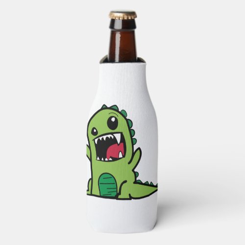 Baby dinosaur cartoon bottle cooler