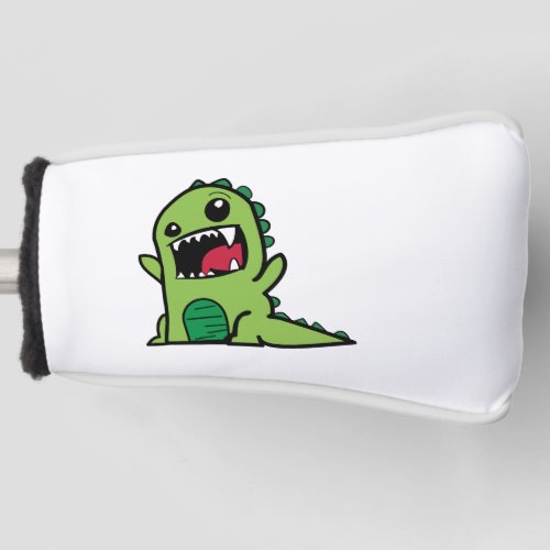 Baby dinosaur cartoon golf head cover