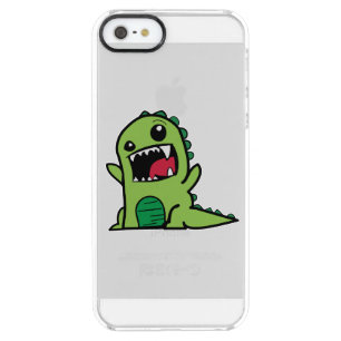 Baby dinosaur cartoon clear iPhone SE/5/5s case