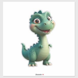 Baby Dinosaur Character for Kids Sticker