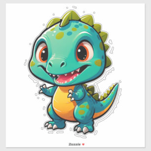 Baby Dinosaur Character for Kids Sticker