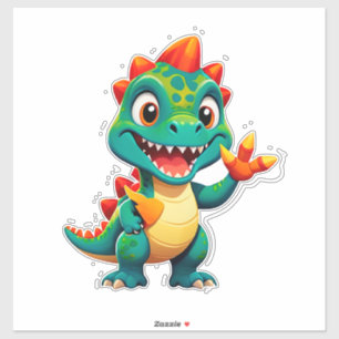 Baby Dinosaur Character for Kids Sticker