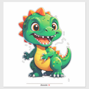 Baby Dinosaur Character for Kids Sticker