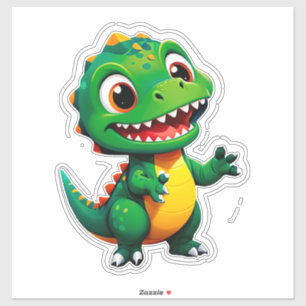 Baby Dinosaur Character for Kids Sticker