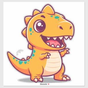 Baby Dinosaur Character for Kids Sticker