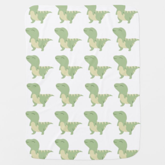 Baby Dinosaur Design Blanket (Front)