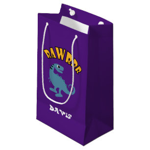 Baby Dinosaur Design - Gift Bag - Small