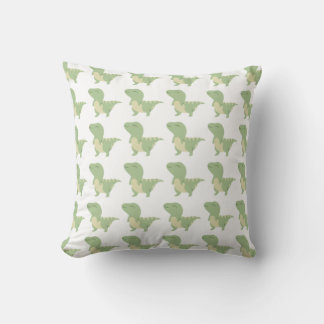 Baby Dinosaur Design Throw Pillow