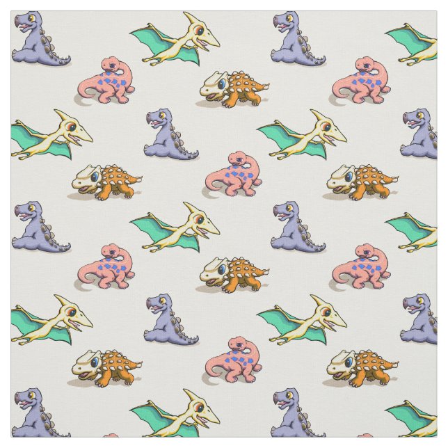 Baby Dinosaur Fabric (Swatch)