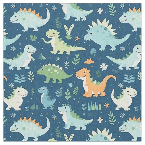 Baby Dinosaur Fabric