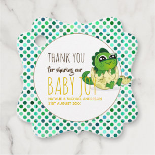 Baby Dinosaur Favor Tags