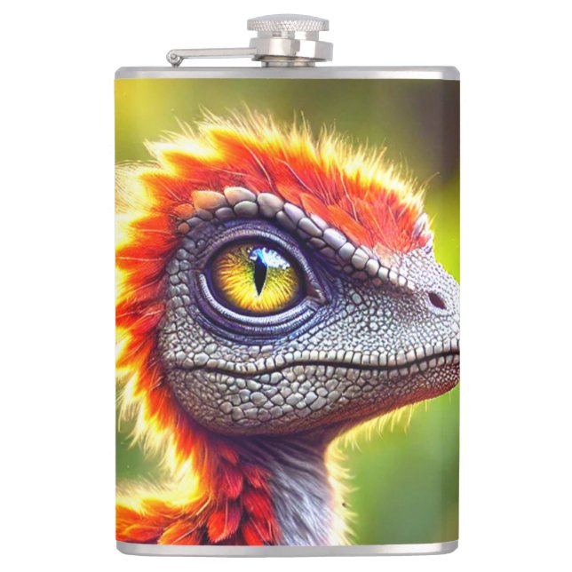 Baby Dinosaur Flask (Front)