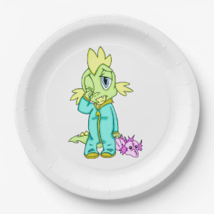 Baby Dinosaur Paper Plates