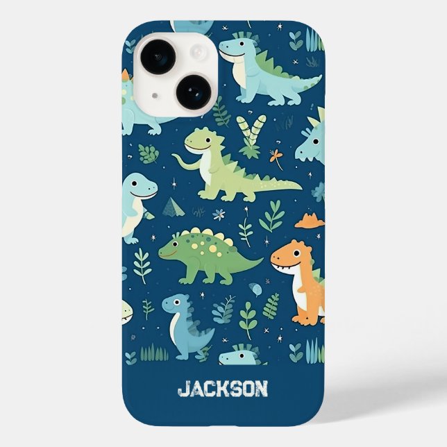 Baby Dinosaur Pattern Case-Mate iPhone Case (Back)