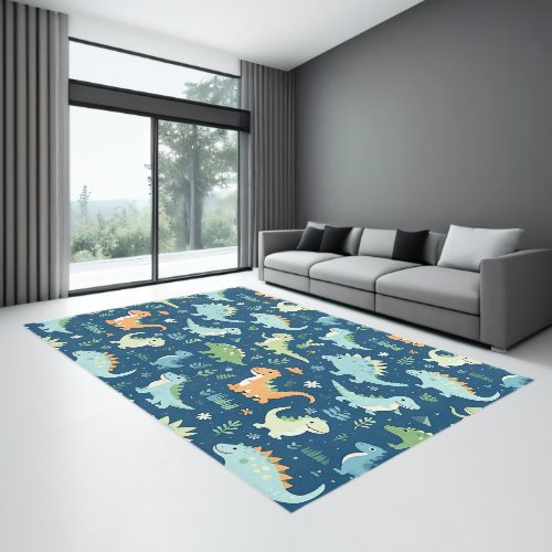 Baby Dinosaur Pattern Rug