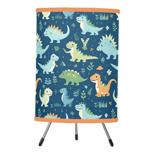 Baby Dinosaur Pattern Tripod Lamp