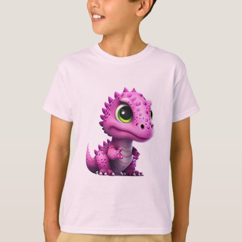 Baby Dinosaur Printed T_Shirt for Little Adventure
