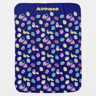 Baby Dinosaurs and Dinosaur Egg Pattern Blanket