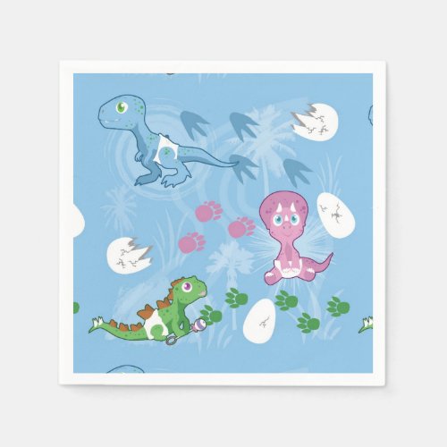 Baby Dinosaurs Napkins